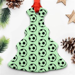 Pattern Ball Soccer Background Ornament (Christmas Tree) 