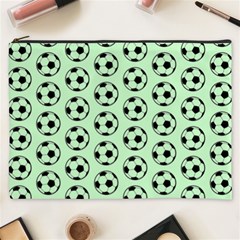 Pattern Ball Soccer Background Cosmetic Bag (XXXL)