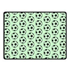 Pattern Ball Soccer Background Double Sided Fleece Blanket (small)  by Wegoenart