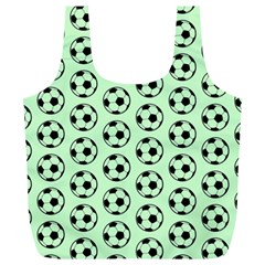 Pattern Ball Soccer Background Full Print Recycle Bag (XL)