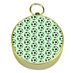 Pattern Ball Soccer Background Gold Compasses by Wegoenart