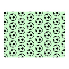 Pattern Ball Soccer Background Double Sided Flano Blanket (mini)  by Wegoenart