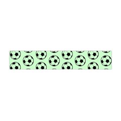 Pattern Ball Soccer Background Flano Scarf (Mini)