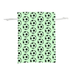 Pattern Ball Soccer Background Lightweight Drawstring Pouch (S)