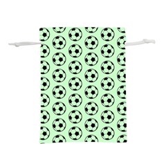 Pattern Ball Soccer Background Lightweight Drawstring Pouch (L)