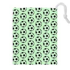 Pattern Ball Soccer Background Drawstring Pouch (4XL)