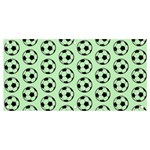 Pattern Ball Soccer Background Banner and Sign 4  x 2  Front