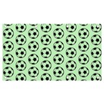 Pattern Ball Soccer Background Banner and Sign 7  x 4  Front