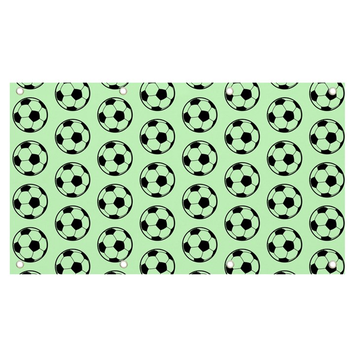 Pattern Ball Soccer Background Banner and Sign 7  x 4 