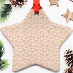 Romantic Little Hearts   Ornament (star)