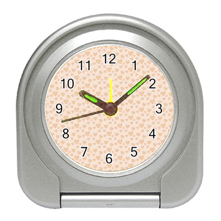 Romantic Little Hearts   Travel Alarm Clock