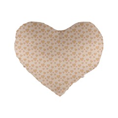 Romantic Little Hearts   Standard 16  Premium Heart Shape Cushions by ConteMonfrey