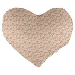 Romantic Little Hearts   Large 19  Premium Heart Shape Cushions by ConteMonfrey