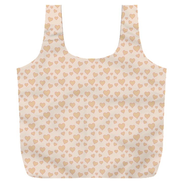 Romantic Little Hearts   Full Print Recycle Bag (XXXL)