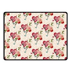 Key To The Heart Double Sided Fleece Blanket (small)  by ConteMonfrey