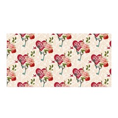 Key To The Heart Satin Wrap 35  X 70  by ConteMonfrey