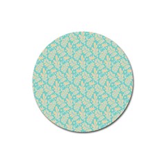 Contrasting Leaves Magnet 3  (round) by ConteMonfrey