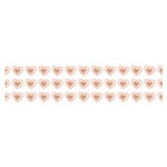 Sweet Hearts Oblong Satin Scarf (16  x 60 ) Front