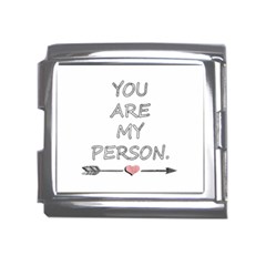 You Are My Person Mega Link Italian Charm (18mm) by ConteMonfrey