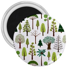 Chrismas Tree Greeen  3  Magnets