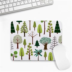 Chrismas Tree Greeen  Small Mousepad by nateshop