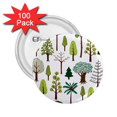 Chrismas Tree Greeen  2 25  Buttons (100 Pack)  by nateshop