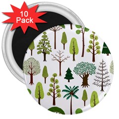 Chrismas Tree Greeen  3  Magnets (10 pack) 