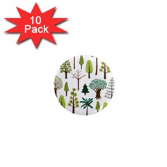 Chrismas Tree Greeen  1  Mini Magnet (10 Pack)  by nateshop