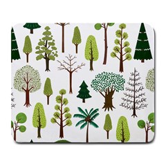 Chrismas Tree Greeen  Large Mousepad by nateshop