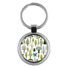 Chrismas Tree Greeen  Key Chain (round) by nateshop