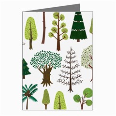 Chrismas Tree Greeen  Greeting Card by nateshop