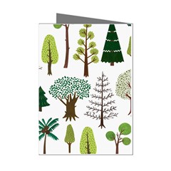 Chrismas Tree Greeen  Mini Greeting Cards (pkg Of 8) by nateshop