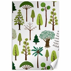 Chrismas Tree Greeen  Canvas 12  X 18  by nateshop