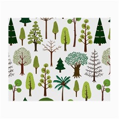 Chrismas Tree Greeen  Small Glasses Cloth (2 Sides)