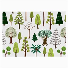 Chrismas Tree Greeen  Large Glasses Cloth