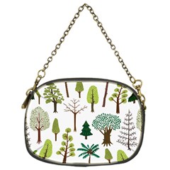 Chrismas Tree Greeen  Chain Purse (One Side)