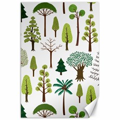 Chrismas Tree Greeen  Canvas 20  X 30  by nateshop