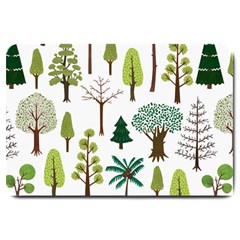 Chrismas Tree Greeen  Large Doormat by nateshop