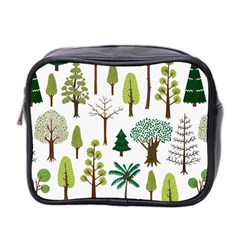 Chrismas Tree Greeen  Mini Toiletries Bag (Two Sides)