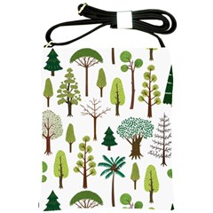 Chrismas Tree Greeen  Shoulder Sling Bag