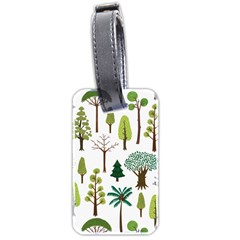 Chrismas Tree Greeen  Luggage Tag (two sides)