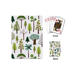 Chrismas Tree Greeen  Playing Cards Single Design (Mini)