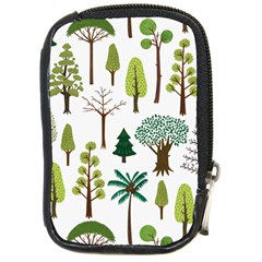 Chrismas Tree Greeen  Compact Camera Leather Case by nateshop