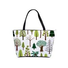 Chrismas Tree Greeen  Classic Shoulder Handbag by nateshop