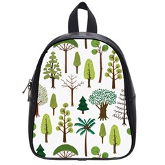 Chrismas Tree Greeen  School Bag (small) by nateshop