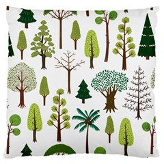 Chrismas Tree Greeen  Large Cushion Case (one Side) by nateshop