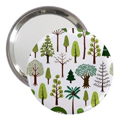 Chrismas Tree Greeen  3  Handbag Mirrors by nateshop