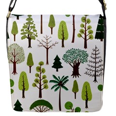 Chrismas Tree Greeen  Flap Closure Messenger Bag (s) by nateshop