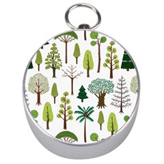 Chrismas Tree Greeen  Silver Compasses by nateshop