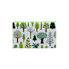 Chrismas Tree Greeen  Cosmetic Bag (XS)